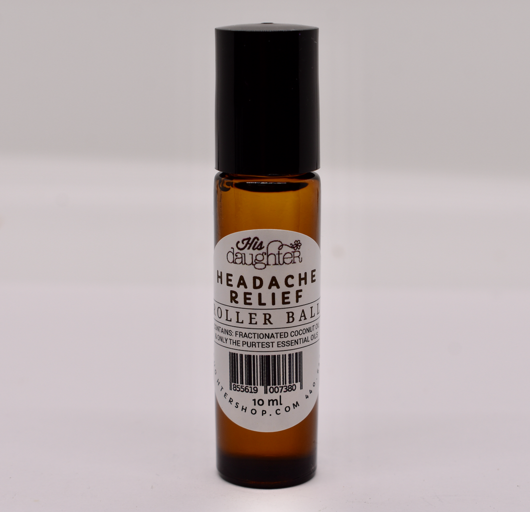 Headache Relief Essential Oil Blend Roller Ball