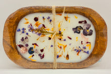 Natural Coconut Wax Wooden Bowl Candle