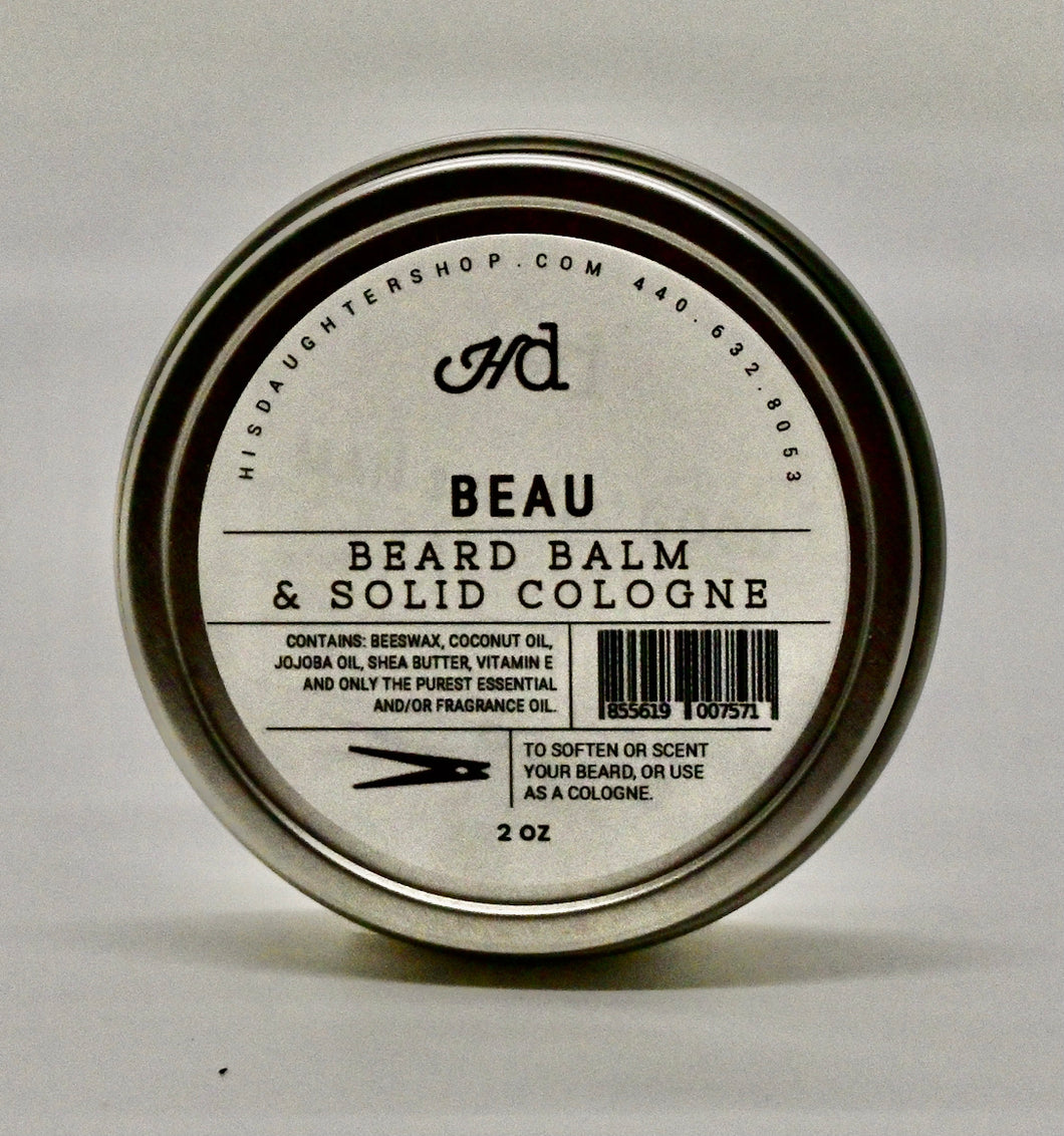 Beard Balm/Solid Cologne For Men